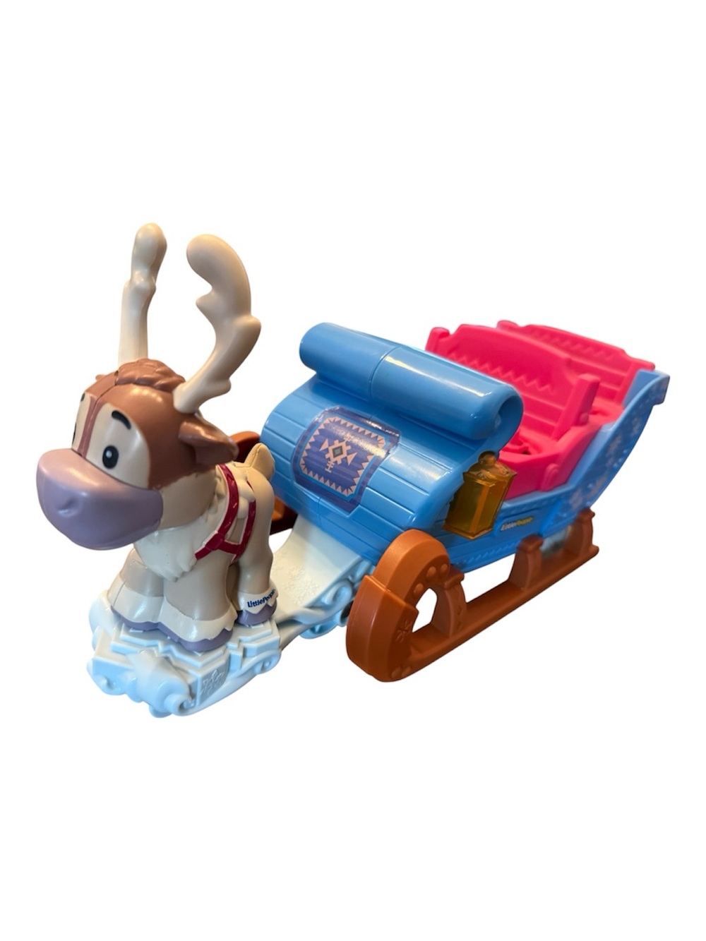 Little People Disney Sven & Sleigh Playset Lights Work